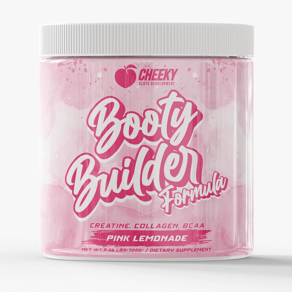 Booty Pump Formula - Roza limonada Kreatin Mešanica za ženske, BCAA & Collagen, mišice Gain & Boot rastni pospeševalec, Grit-free Formula Creatina Para Mujeres Queratina Para Musculos