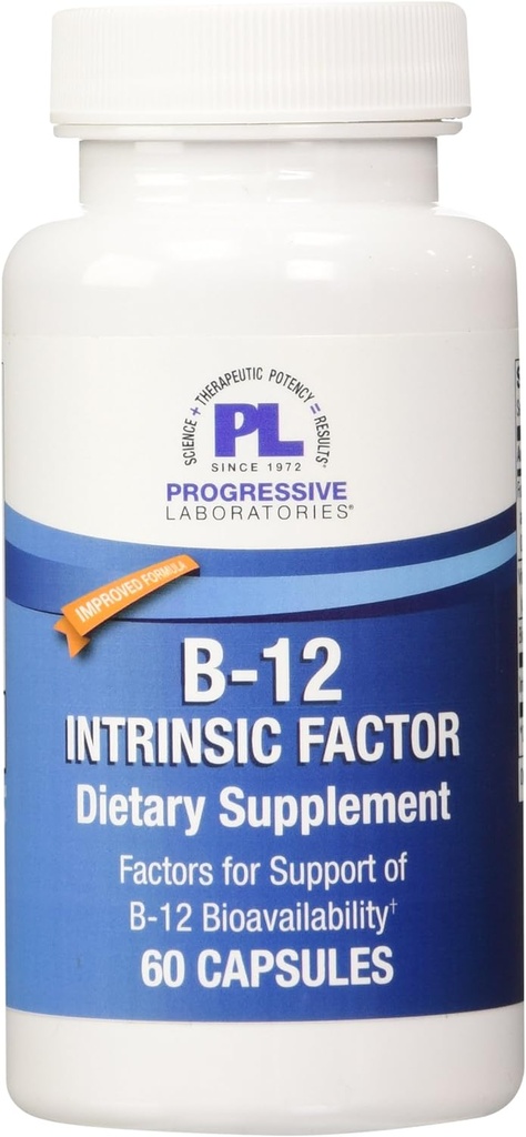 Progressive Labs B-12 Intrinzični faktor dodatek, 60 Count