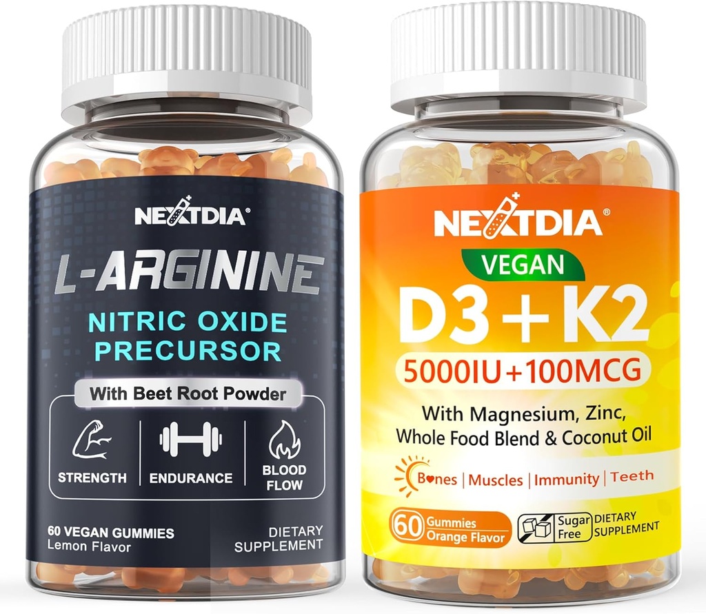 Vitamin D3 K2 + L Arginine Gumies