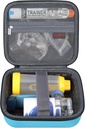 Elonbo nesenje primer za prenosni ročni inhaler nebulator stroj Astma Inhaler Spacer, EpiPen Travel Medicine Kit, ročni mesh Atomizer Machine Bag, Pocket Fits Auvi Q Ventolin, Blue
