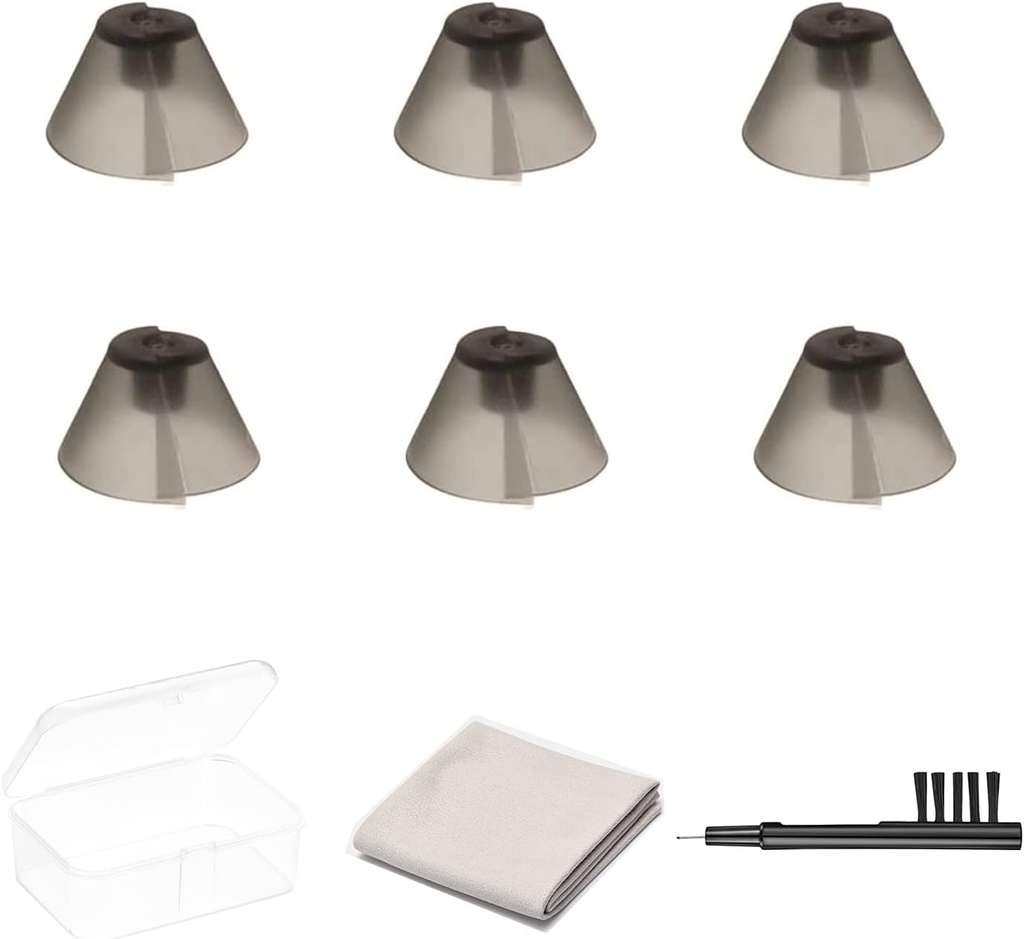 6 Štetje GN Resound Sure Fit Slušni aparat Domes za standardni prejemnik BTE slušni ojačevalec ušes Nasveti Domes