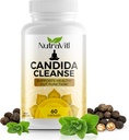 Candida Cleanse (60 kapsul) Napredno črevesno prekomerno rast Detox - Vključuje Origano Leaf, Wormwood, Black Walnut - spodbuja prebavno zdravje in rednost za ženske in moške