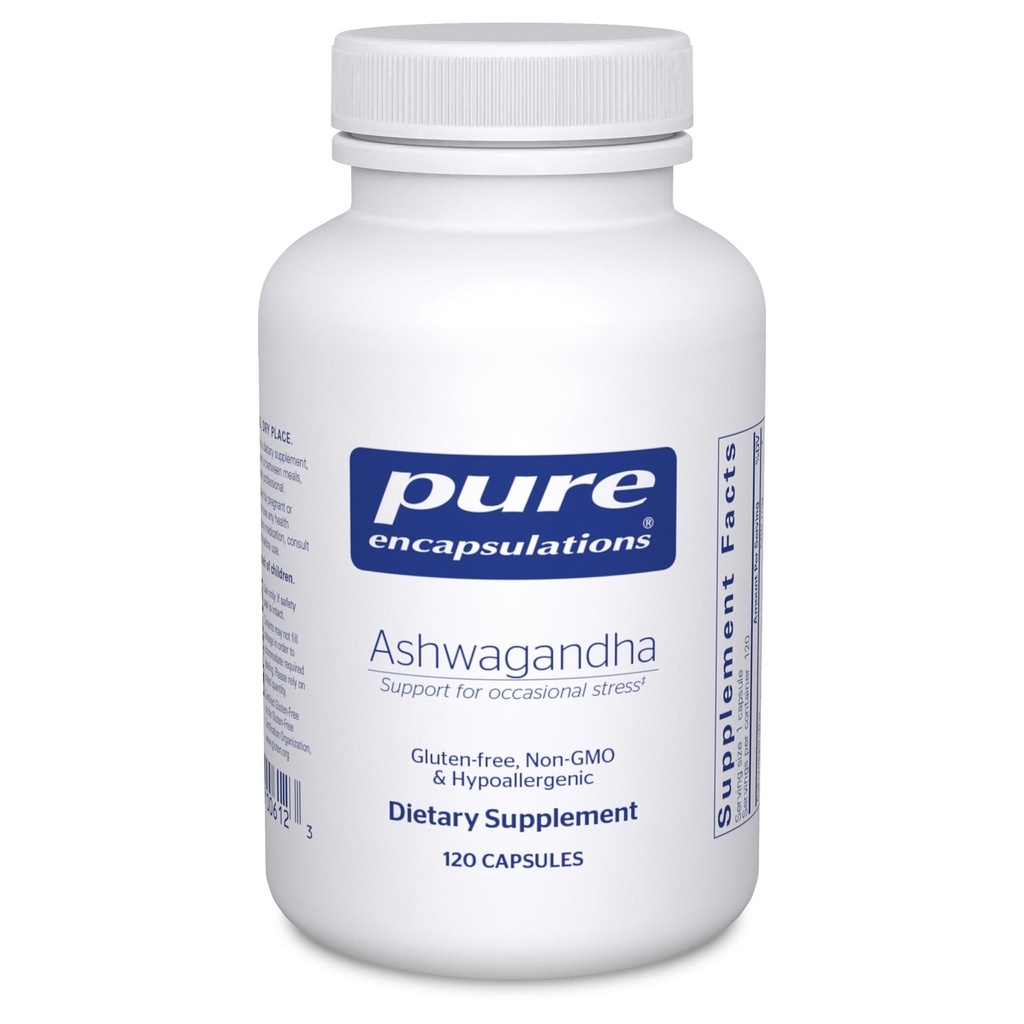 Čiste enkapsulacije Ashwagandha - 500 mg izvleček Ashwagandha - Presnova in podpora stresu - Imunska podpora - brez GSO & Vegan - 120 kapsul