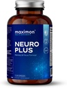 Neuro Plus Premium nootropiki, kognitivno izboljšanje, vitamini za spomin in fokus, mentalna jasnost z Bacopa Extract, GABA, Huperzin A in DHA, 60 kapsul