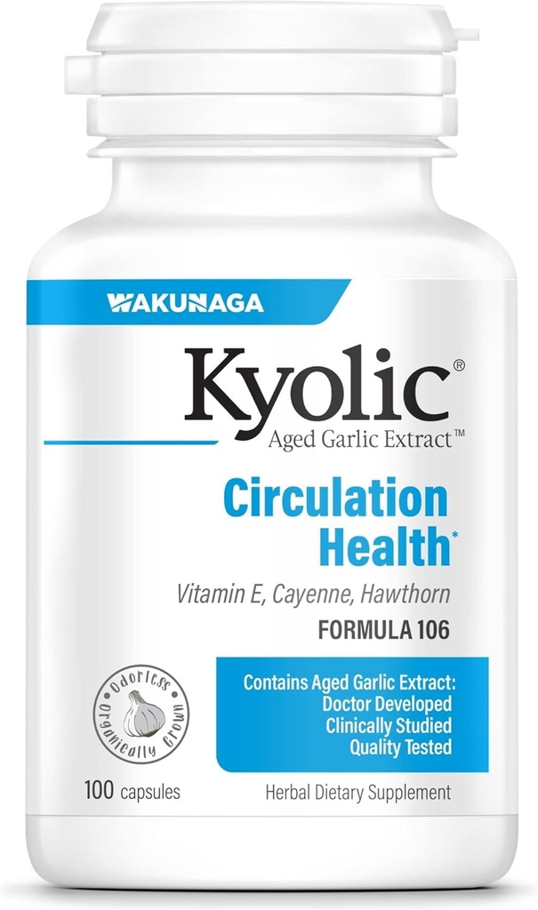 Kyolic Aged Česen Extract Formula 106, Kroženje Zdravje