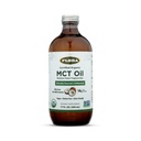 Flora Health MCT Oil Organic Energy Boost, C8 Caprylic & C10 Capric Acids, Keto, Kosher, Non-GMO Verified, 100 % iz Etično in trajno pridobljene Kokosove, 17 Fl Oz Tekoča, steklena steklenica