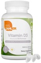 Zahler - Advanced Vitamin D3 5000 i.e. softgels (250 števk) Košir Vegetarijanski Prijazen vitamin D za imuno podporo, kosti, zobje in mišice zdravje - dnevno D3 Vitamin dodatek za odrasle - enostavno požiranje V