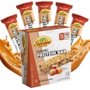 Beljakovinske čokoladice brez glutena, 5 karamelnih zdravih beljakovinskih čokoladic za aktivne življenjske sloge, idealne proteinske čokoladice za nadomestek obroka, popolne visokoproteinske čokoladice za okrevanje mišic in trajne energije