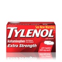 Tylenol Extra Jakost Kapleti s 500 mg acetatfena, Pain Reliever & Fever Reducer, 225 ct
