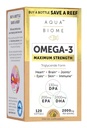 Enzymedica Aqua Biome ribje olje, največja moč, 120 Štetje
