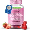Premium vaginalni probiotiki Gumies – 5 milijard CFU – pH Balance & Vaginalna zdravstvena podpora – Prebiotiki in prebavni encimi – Podpira Vaginalna Flora in Odor Control– Zdravljenje okužb z kvasom