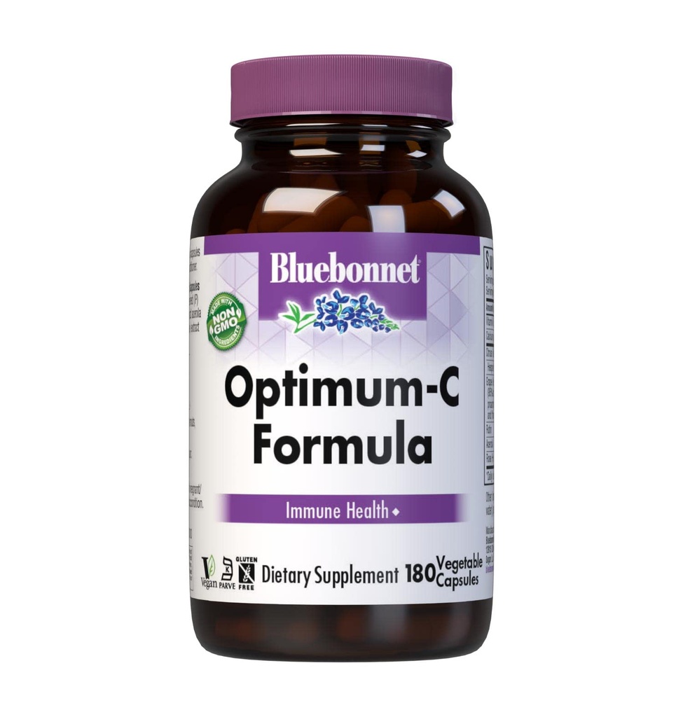 BlueBonnet Optimum C Formula Zelenjavne kapsule, 180 Štetje