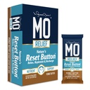 "MO RELIEF" BARS – Vse-naravni Superfood Prigrizek Bar - Recovery Prigrizki Bars – Po vadbi Nutrient Podpora z datumi, Kamilica, Kurkurja, & Ginger - (12 barov v škatli (Peanut Butter)