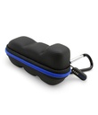 CASEMATIX Asthma Inhaler Travel Primer z Lanyard in Clip-on Keychain Karabiner, Vključuje Inhaler Imetnik primera samo, črna