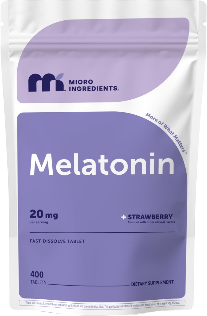 Mikro sestavine Melatonin 20mg, 400 Tablete 