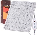 Bearhug XL Electric Heating Pad 20'x24' Dvojni sided Faux Fur Heated Pad, 6 Heat Levels, 2H Auto-Off, Vlažna in suha toplotna terapija za lajšanje bolečine v hrbtu, stroj pralen, ETL Certified, Darilno polje