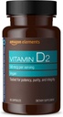 Elementi Vitamin D2 2000 i. e., Vegan, 65 Kapsule, Podpira močne kosti in imunskega zdravja, 2 meseca dobave (Pakiranje se lahko razlikuje)