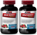 Imunska obramba - Goji Berry Extract Complex - Naravne tablete Vitalnost, Močni antioksidant, Granatni ekstrakt, Body Detox Complex, Holistic Wellness Podpora, Naravna energija Boost, 2 Bot 120 Caps
