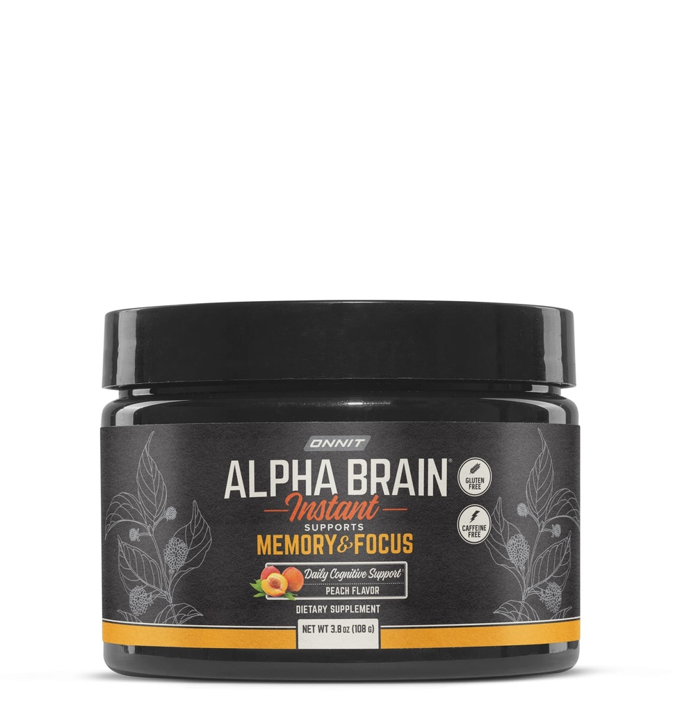Alpha Brain® Instant - Breskva (30 Serving Tub)