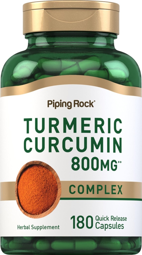 Piping Rock Kurkumin Dodatek 800mg 