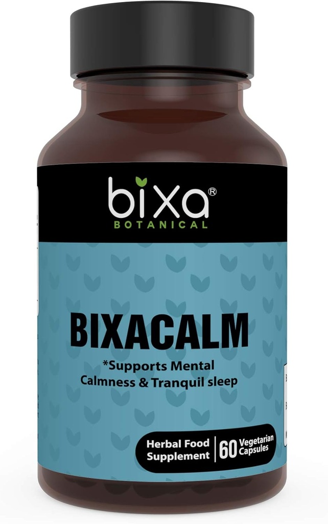 bixa BOTANICAL Bixacalm kapsule,60 Veg kapsule (450 mg) izvleček iz Ashwagandha in izvleček iz vetrnice za spanje