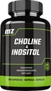 Choline in Inositol 1200 mg na serviranje - 120 kapsul - 2 meseca zaloge - prehranska dopolnila za podporo um jasnost in sprostitev - z MZ
