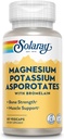 Solaray Magnezij in kalijev asporotat w/Bromelain, zdravi elektrolit, mišice, srce in celično podporo, 60 VegCaps