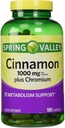 Cimet pomladne doline 1000mg Plus krom, 180 kapsul