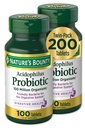 Narava je Bounty Acidophilus Probiotic, Dnevni Probiotic dodatek, Prebavno zdravje, 200 tablet, Twin Pack