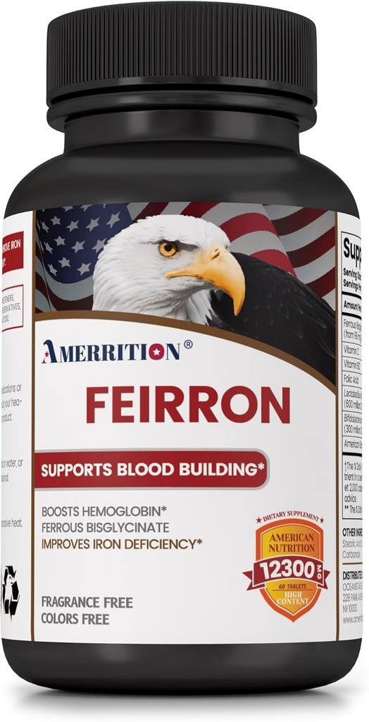 Feirron Tablet, podpora Blood Stack - 60 Count