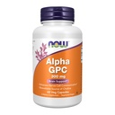 Zdaj dopolnila, Alpha GPC 300 mg z biorazpoložljivim virom holina, 60 Veg kapsul