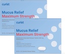 Curist Guaifensin 1200 mg Extended Release Mucus Relief maksimalna moč - 168 Count Bulk Extended Release Tablets - Zmanjšaj sluz Clear Congestion (2 paket 84 tablet)