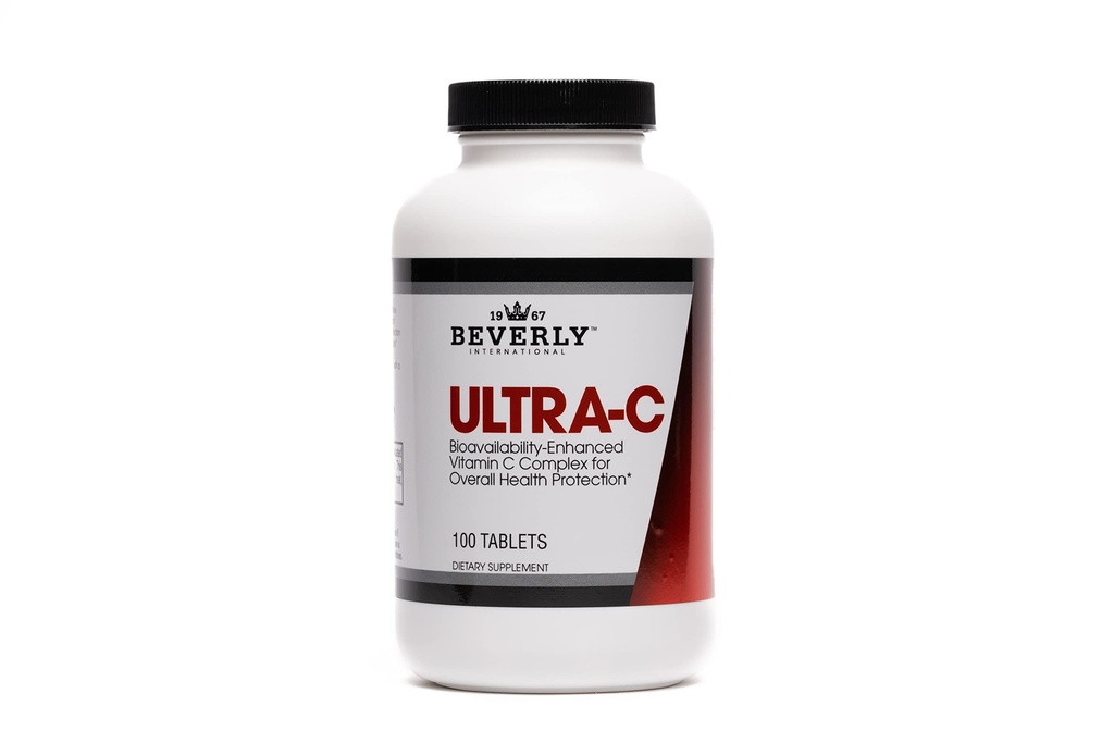 Beverly International Ultra-C, 100 trajni izpust vitamina C. Idealno za splošno Wellness in okrevanje. Farmacevtska stopnja, povečajte C