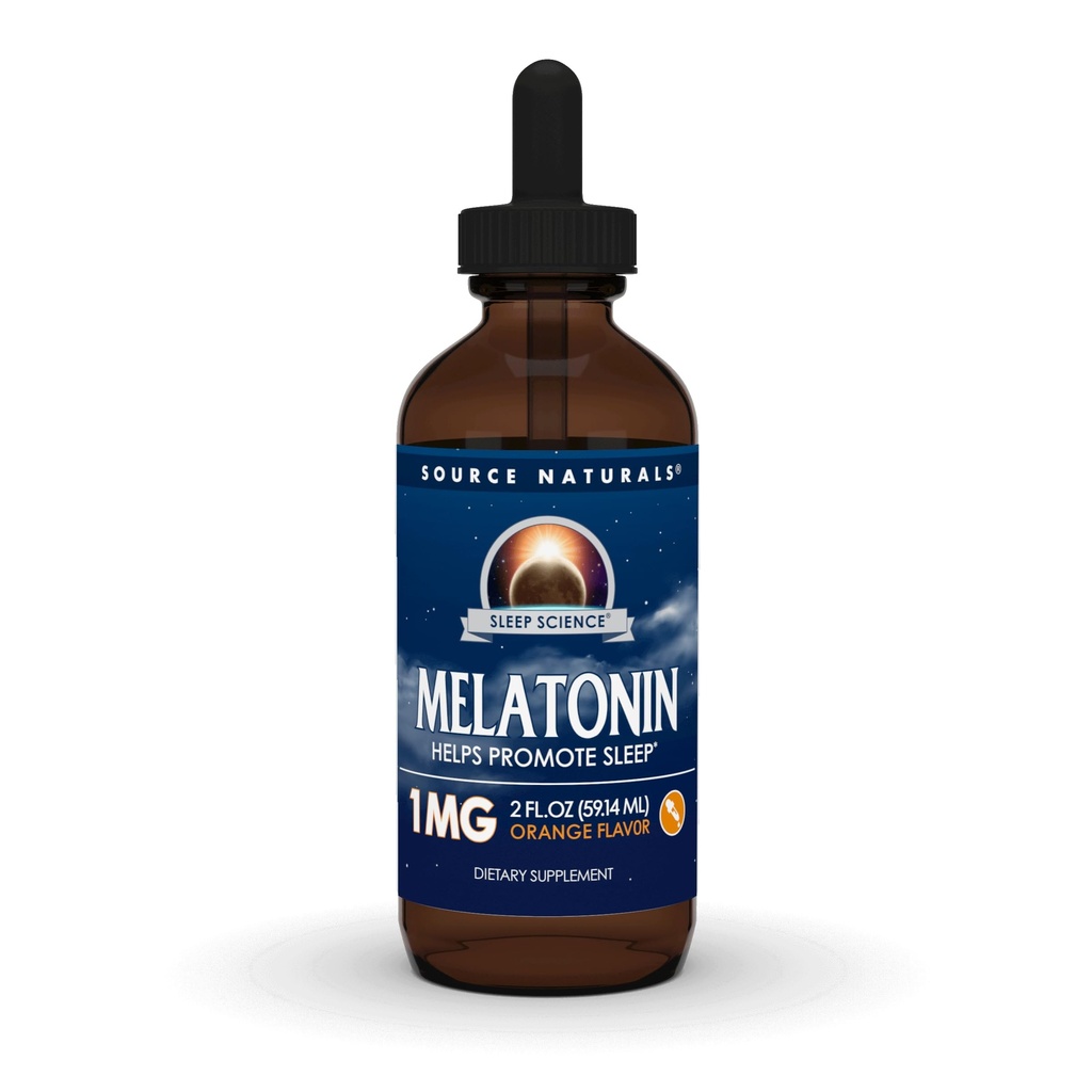 Vir Naturals Melatonin* - 1 mg, 2 Fluid oz