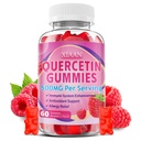Quercetin Gumies 500mg za otroke in odrasle, Organic Quercetin dopolnila z bromelain cink vitamin C in D3 Podpora Antioksidant in imunski sistem zdravje, Raspberry aroma 60 Count