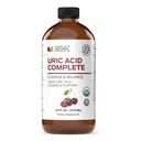 Popolni naravni izdelki Sečna kislina Popolna - 16oz Tekoča dopolnilo za podporo čiščenje sečne kisline, zdravje ledvic in kroženje z Apple Cider Vinegar, Tart Cherry, & Beet Root.
