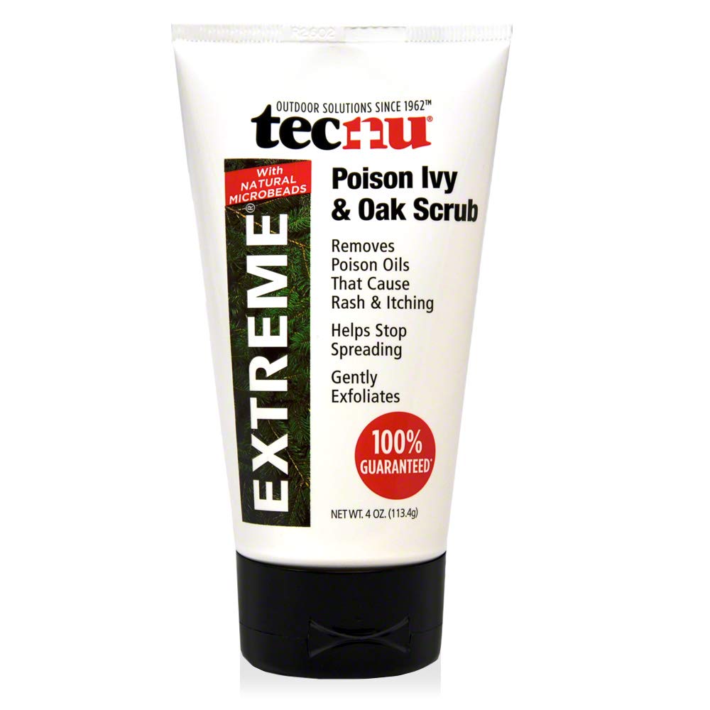 Tecnu Extreme Poison Ivy in Oak Scrub, odstrani strupena rastlinska olja, ki povzročajo izpuščaj in srbenje, bela 4 Ounces