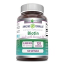 Osupljive formule Biotin z ekstra deviško organsko kokosovo olje dodatek 