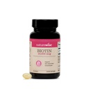 NatureWise High Potency Biotin 10.000 mcg Softgels - Biotin za rast las Ženske in moški + Podpora za kožo in nohte - Non-GMO, ZDA Product - 120 Softgels[120-Day Supply]
