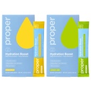 Pravilna Hydration palice – Elektrolit Powder Drink Mix Packets s Trace Minerali za hitro hidracijo + naravno arome – Brez umetnih sladil – limonina limona