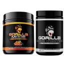 Gorilla Mind Pre Workout (Fruit Punch) + Creatine (100 Serv.) - Celovit sklad za izboljšano moč, moč in velikost mišic