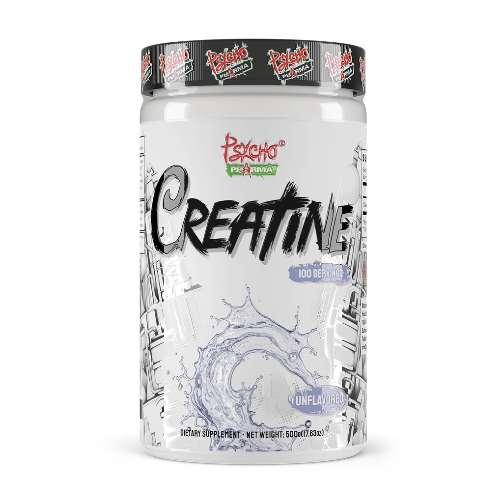 Psiho Pharma Creatine - 5 g Premium kreatin monohidrata na obrok, 100 Serving