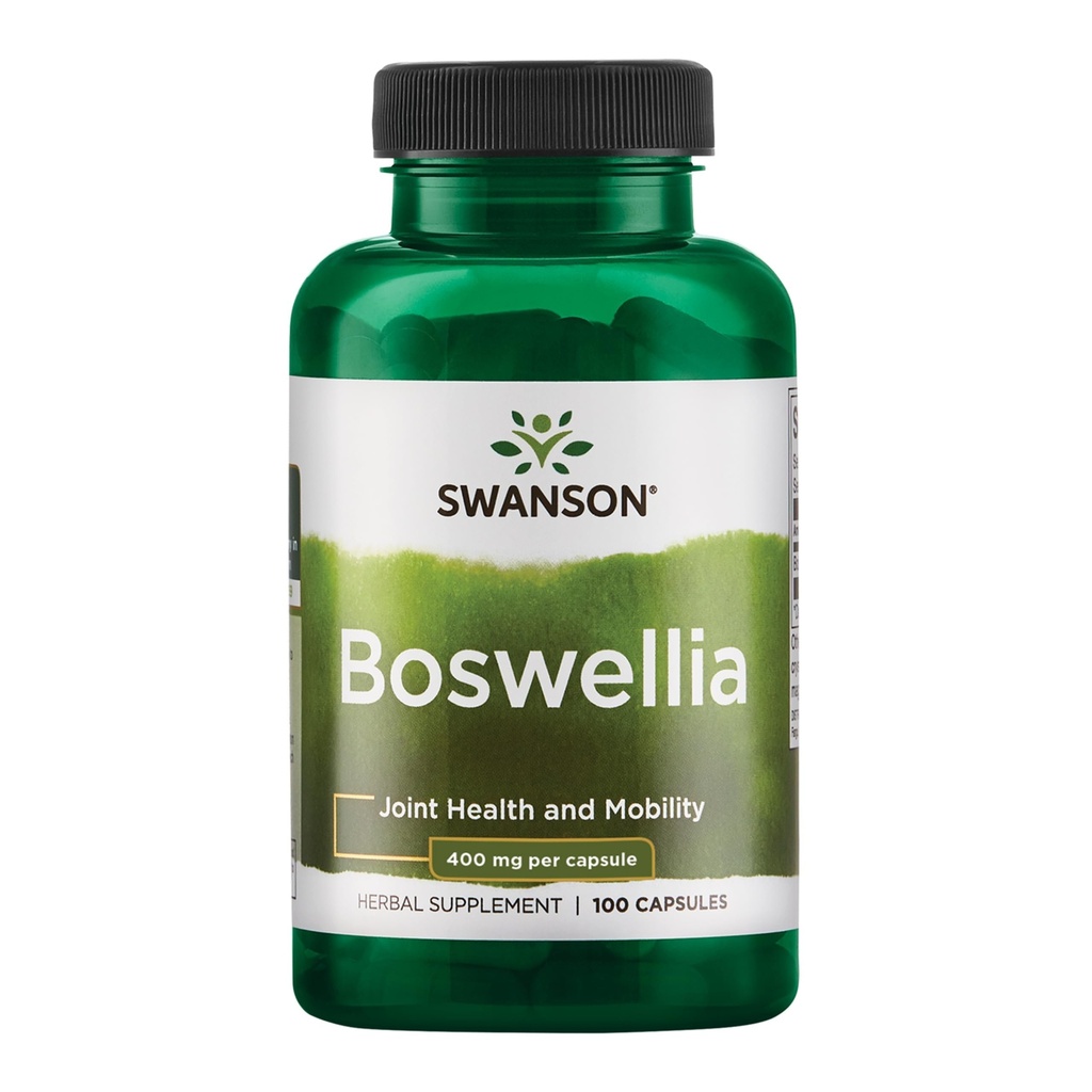 Swanson Boswellia Joint Flexibility Movement Support Ayurvedic Herb (boswellia serrata smola) 400 mg na kapsulo 800 mg na odmerek 100
