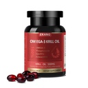 Antarktika Kril Oil 500 mg, Fosfolipid-Bound Omega-3, EPA, DHA, in Astaksantin - Enostavno Absorbirani - podpira zdravje možganov, srca in skupnega zdravja - ne-GMO, Gluten-free, 30 Softgels