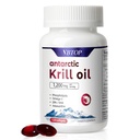 Antarktika Kril Oil 1200 mg na Serving, 120 Softgels za hitro sproščanje z Omega-3 EPA DHA, Astaksantin & Fosfolipids, Merkur Free, Brez ribjega okusa za srce, Skupni & Možgansko zdravje