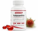 Astaksantin 12mg Softgels, naravni astaksantin iz Haematococcus Pluvialis Microalgee, antioksidant Podpora za zdravje kože in oči, Olje na osnovi boljše absorpcije, 60 Softgels, 30-dnevno oskrbo