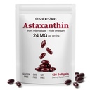 O NATURE . ZIRAN Astaksantin Dopolnila 24mg, Antioksidanti dopolnilo, Podpora za zdravje oči &Joint & Skin 