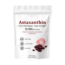 Astaksantin 12mg, Premium Astaksantin Antioksidant dopolnila, Podpira oči, kožo, Imunski, Skupni, Notranja kroženje, Non-GMO Verified & Gluten Free - 200 Softgels
