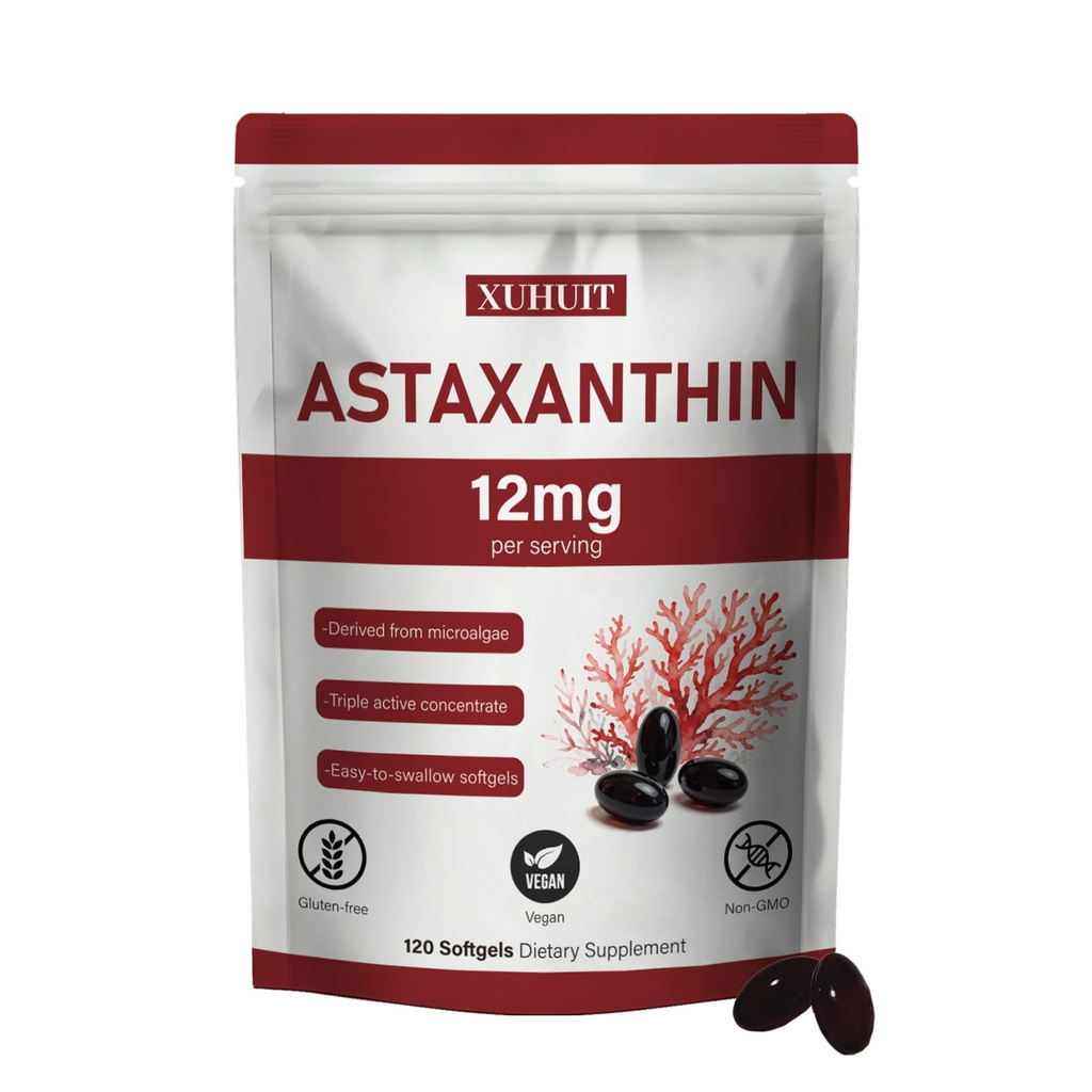 Astaksantin Dodatek 12mg, 120 Softgels 