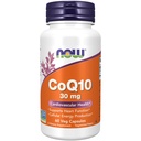 NOW dopolnila, CoQ10 30 mg, farmacevtska stopnja, All-Trans obrazec, ki ga Fermentation, 60 Veg kapsule